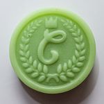 Forma de Silicone Letra Folha de Louro com Coroa