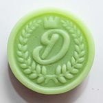 Forma de Silicone Letra Folha de Louro com Coroa