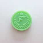 Forma de Silicone Letra Folha de Louro com Coroa