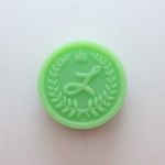 Forma de Silicone Letra Folha de Louro com Coroa