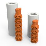 Forma de Silicone Vela Torre de Abóboras