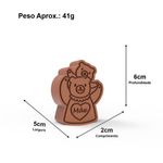Forma de Silicone Mãe e Filhotes