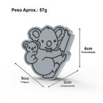 Forma de Silicone Mãe e Filhotes