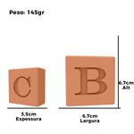 Forma de Silicone Letra Clássica Lembrancinha- Presente