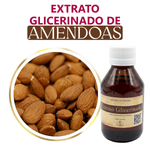 Extrato Fitoglicerinado de Amendoas 100g Ativo Natural Umectante