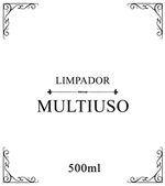 Etiqueta Rotulo para Frasco 500ml 9x 8cm