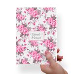 Papel Para Embalar Sabonete Offset (Sulfite) Flores - 10 Unidades (14,5 X 20,5cm)
