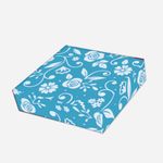 Papel Para Embalar Sabonete Offset (Sulfite) Flores - 10 Unidades (14,5 X 20,5cm)