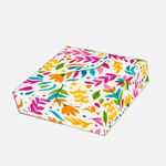 Papel Para Embalar Sabonete Offset (Sulfite) Flores - 10 Unidades (14,5 X 20,5cm)
