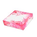 Papel Para Embalar Sabonete Offset (Sulfite) Flores - 10 Unidades (14,5 X 20,5cm)