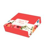 Papel Para Embalar Sabonete Offset (Sulfite) Flores - 10 Unidades (14,5 X 20,5cm)