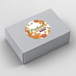 Etiqueta Adesiva para Produto Artesanal - Floral Flores Lavanda Primavera Girassol 4,3x4,3cm - 10 Unidades