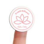 Etiqueta Adesiva para Produto Artesanal - Floral Flores Lavanda Primavera Girassol 4,3x4,3cm - 10 Unidades
