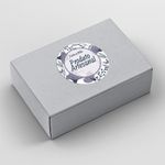 Etiqueta Adesiva para Produto Artesanal - Floral Flores Lavanda Primavera Girassol 4,3x4,3cm - 10 Unidades