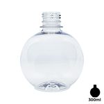 Frasco PET Redonda Bola 300ml 28/410 para Saboneteira Lúdica Aromatizador Exótico
