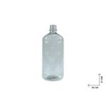 Frasco PET Cilíndrico Cristal 1 Litro Rosca 28/410