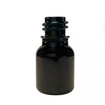 Frasco PET Ambar Cilíndrico Âmbar 10ml para Essências Óleos Amostras Cosméticos