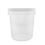Pote PET Cilíndrico 500ml com Tampa Lacre