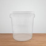 Pote PET Cilíndrico 500ml com Tampa Lacre