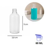 Frasco PET Cristal Cilíndrico 60ml 18/410