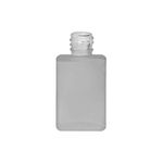 Frasco Vidro Square 30ml 18/410 Preto Cristal Fosco Ideal para Sérum Facial, Perfume e Óleo