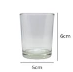Copo de Vidro Para Vela Variedades 70 ml