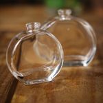 Frasco Vidro Cristal Luna 25ml Recrave 15mm para Perfumes Loções Colônias