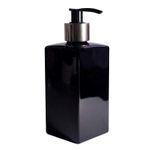 Frasco Vidro Square 250ml 28/410 Ideal para Sabonete Líquido, Difusor e Hidratante - Escolha a Cor