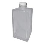 Frasco Vidro Square 250ml 28/410 Ideal para Sabonete Líquido, Difusor e Hidratante - Escolha a Cor
