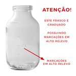 Frasco Vidro Cilíndrico 120ml S/ Rolha Sais de Banho - Cristal