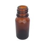 Frascos de Vidro Ambar Pequeno Cilíndrico 10ml 18/410 - sem Tampa
