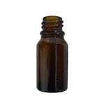 Frascos de Vidro Ambar Pequeno Cilíndrico 10ml 18/410 - sem Tampa