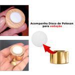 Tampa Luxo com Furo para Difusor de Varetas Aromatizador de Ambiente Rosca (28/410) - Escolha a Cor Desejada