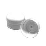 Tampa de Plástico 28/410 para Tubete Com Furo da Argola Sopradora de 8cm/13cm Colorido