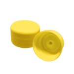 Tampa de Plástico 28/410 para Tubete Com Furo da Argola Sopradora de 8cm/13cm Colorido