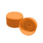Tampa de Plástico 28/410 para Tubete Com Furo da Argola Sopradora de 8cm/13cm Colorido