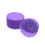 Tampa de Plástico 28/410 para Tubete Com Furo da Argola Sopradora de 8cm/13cm Colorido