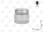 Tampa Alumínio para Pote 33ml Prata (45 Recrave)