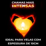 Pavio Grosso para Vela Grande com Ilhós 21cm B2040 Chama Forte