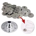 Ilhós Suporte para Pavio Grosso Vela Grande Base 19mm Metalico