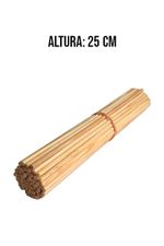 50 Vareta de Madeira 25 cm x 4 mm