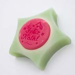 Forma de Silicone Estrela Feliz Natal Encaixe