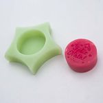 Forma de Silicone Estrela Feliz Natal Encaixe