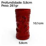 Molde de Silicone Vela Cilindrica de Natal Laço e Guirlanda