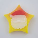 Molde Silicone Estrela com Papai Noel