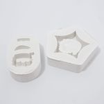 Molde Silicone Estrela com Papai Noel
