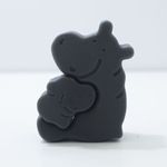 Molde Silicone Hipopotamo Mãe Encaixe Maternidade Animal