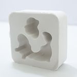 Molde Silicone Hipopotamo Mãe Encaixe Maternidade Animal
