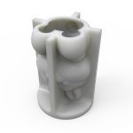 Forma de Silicone Coelhinho Fofo Sentado Lembrancinha Coelho