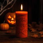 Forma de Silicone Vela 7 Dias Halloween- Bruxa na Vassoura